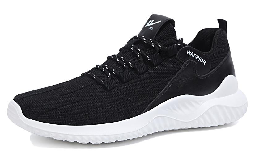 Кроссовки WARRIOR Lifestyle Shoes Men Low-top White, черный/белый — фото 3