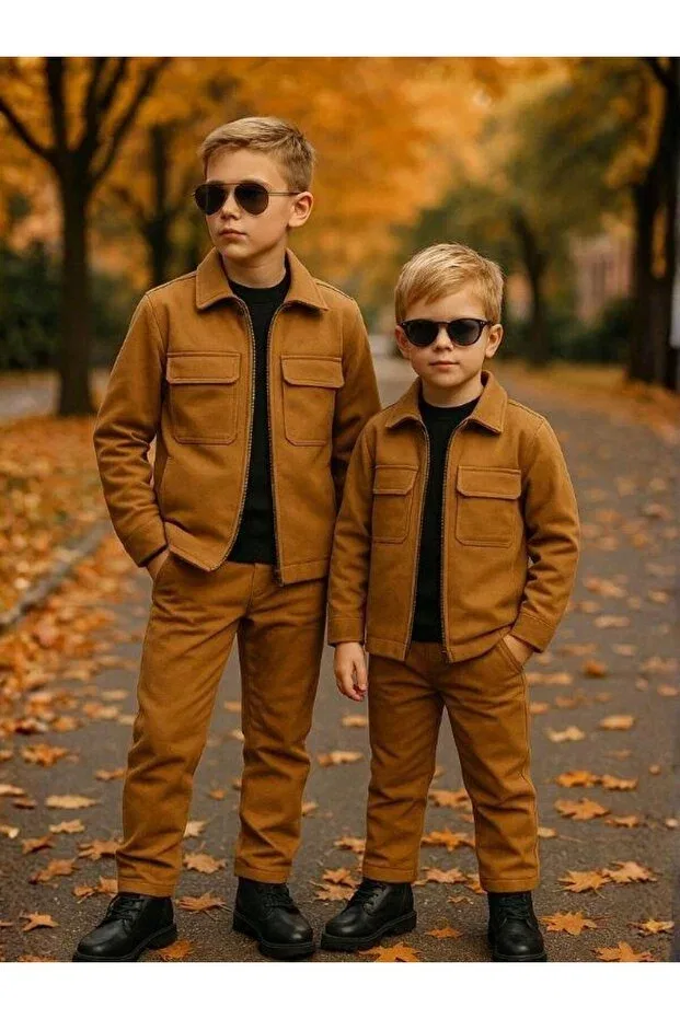 Детская куртка для девочек с длинным рукавом Zekids, Beige