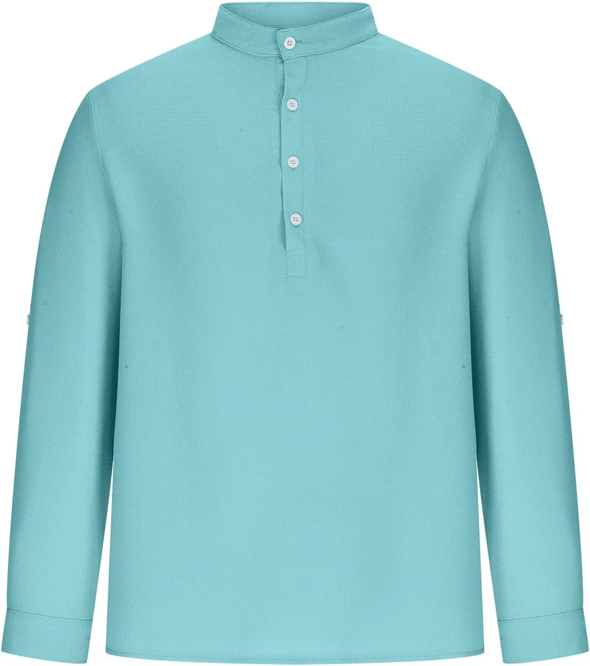 Мужская футболка с длинным рукавом дышащая оверсайз, Mint Green — фото 3
