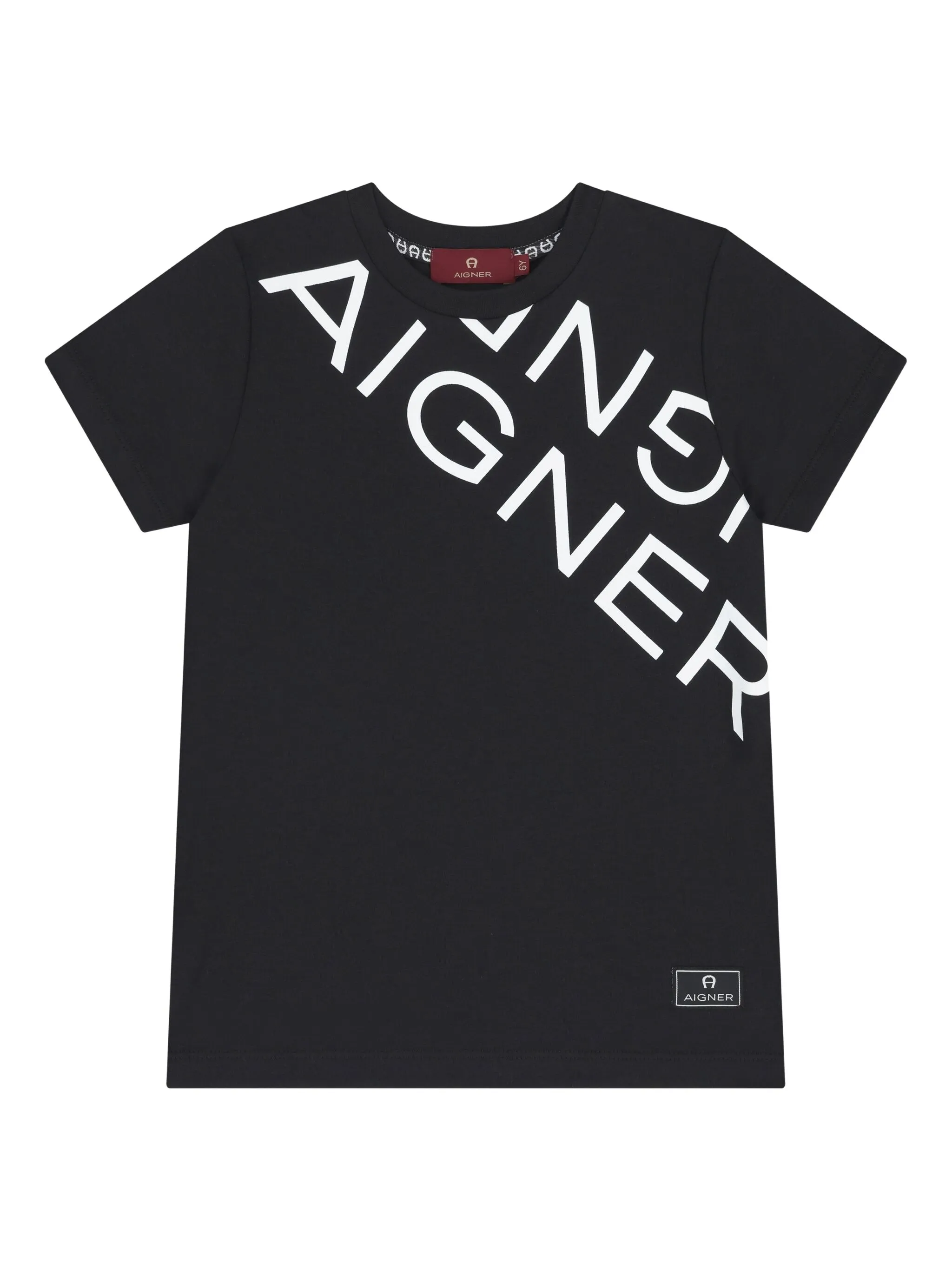 

Футболка с логотипом Aigner Kids, черный