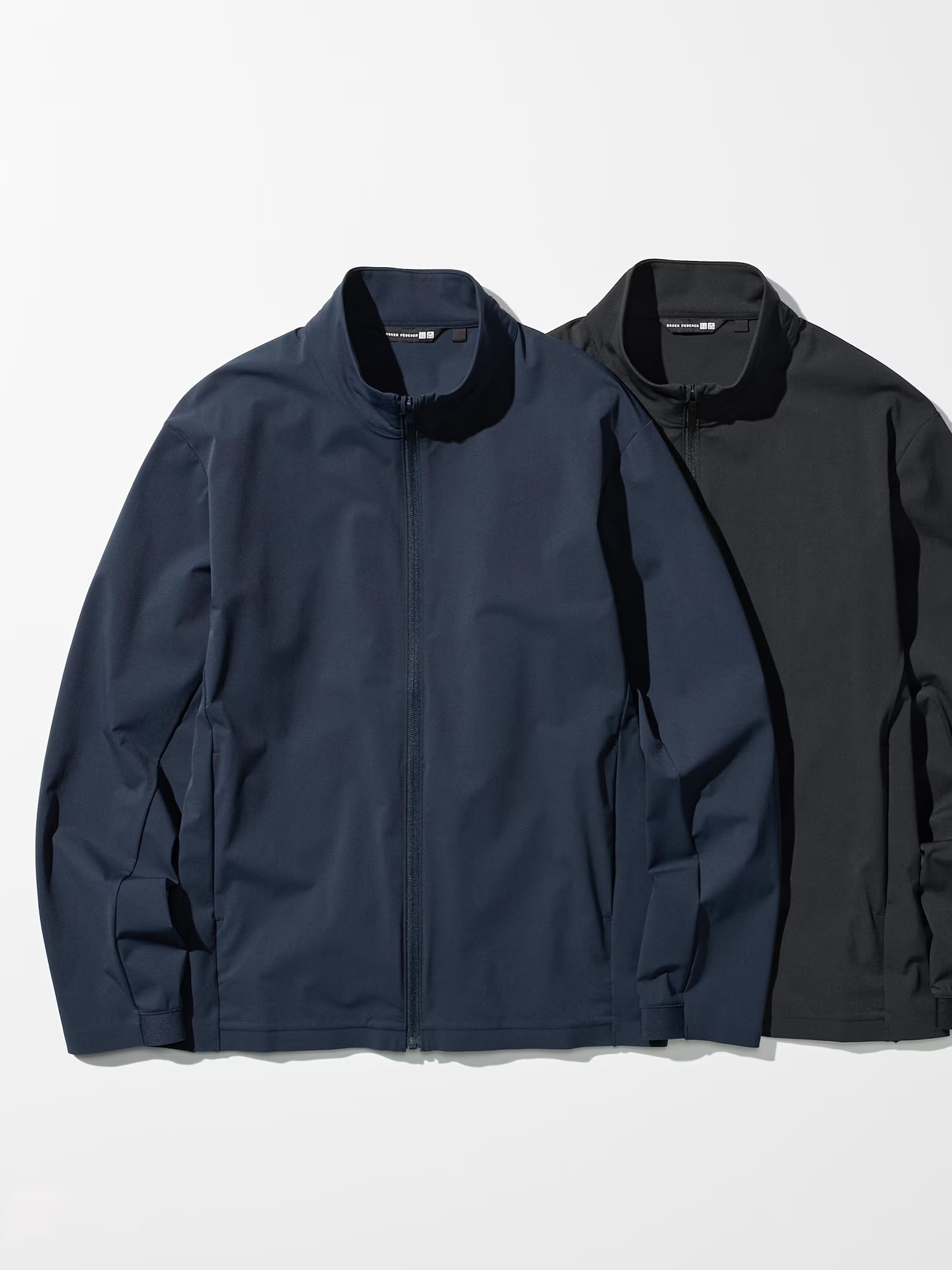 Спортивная куртка высокой эластичности Uniqlo Unisex, 09 черный — фото 3