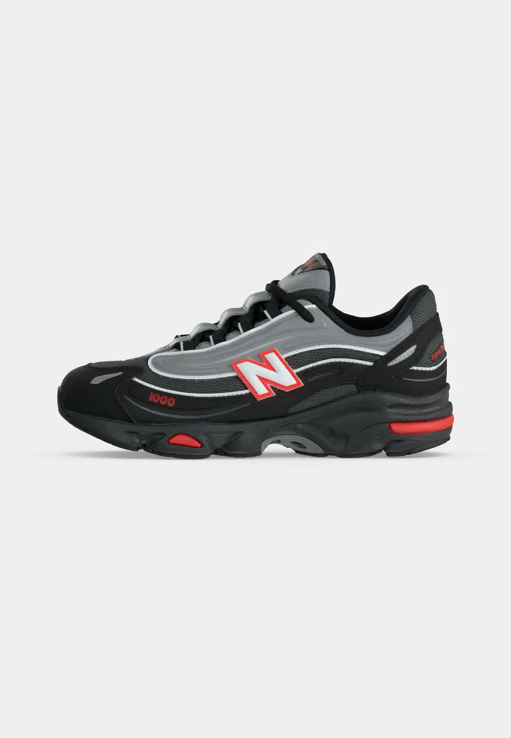 1000 кроссовок унисекс New Balance, Black/Neo Flame — фото 2