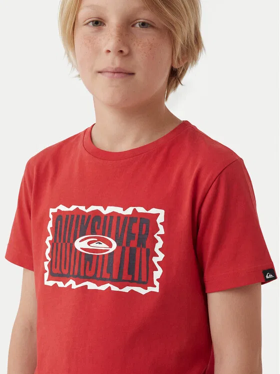 Футболка regular fit Ev Gotam Foam Quiksilver, красный — фото 3
