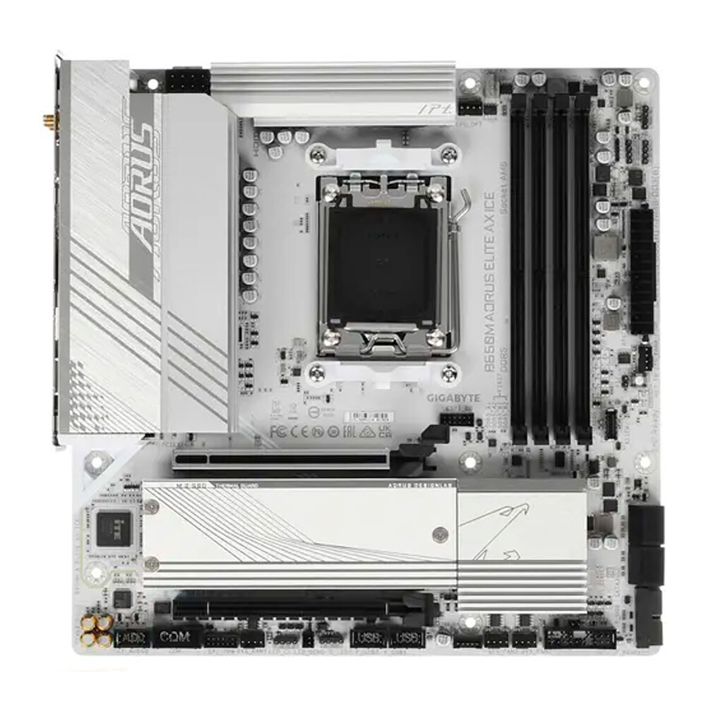 

Материнская плата Gigabyte B650M AORUS ELITE AX ICE, AM5, DDR5, Wi-Fi