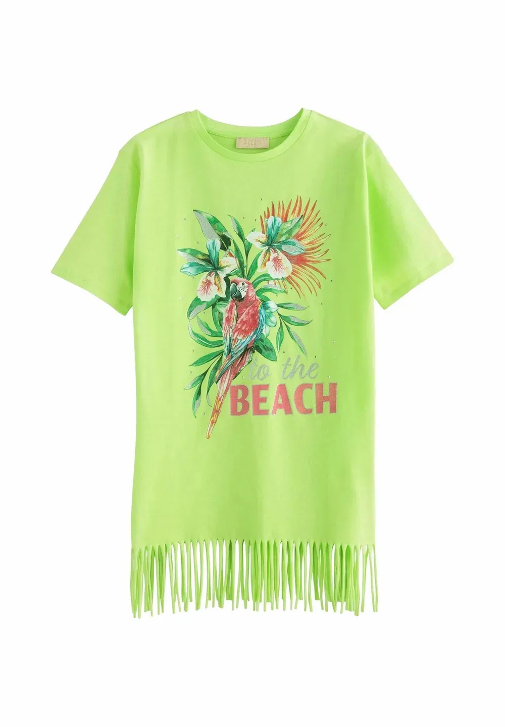 Кафтан-Майка из джерси - платье из джерси Lipsy, Lime Green — фото 3