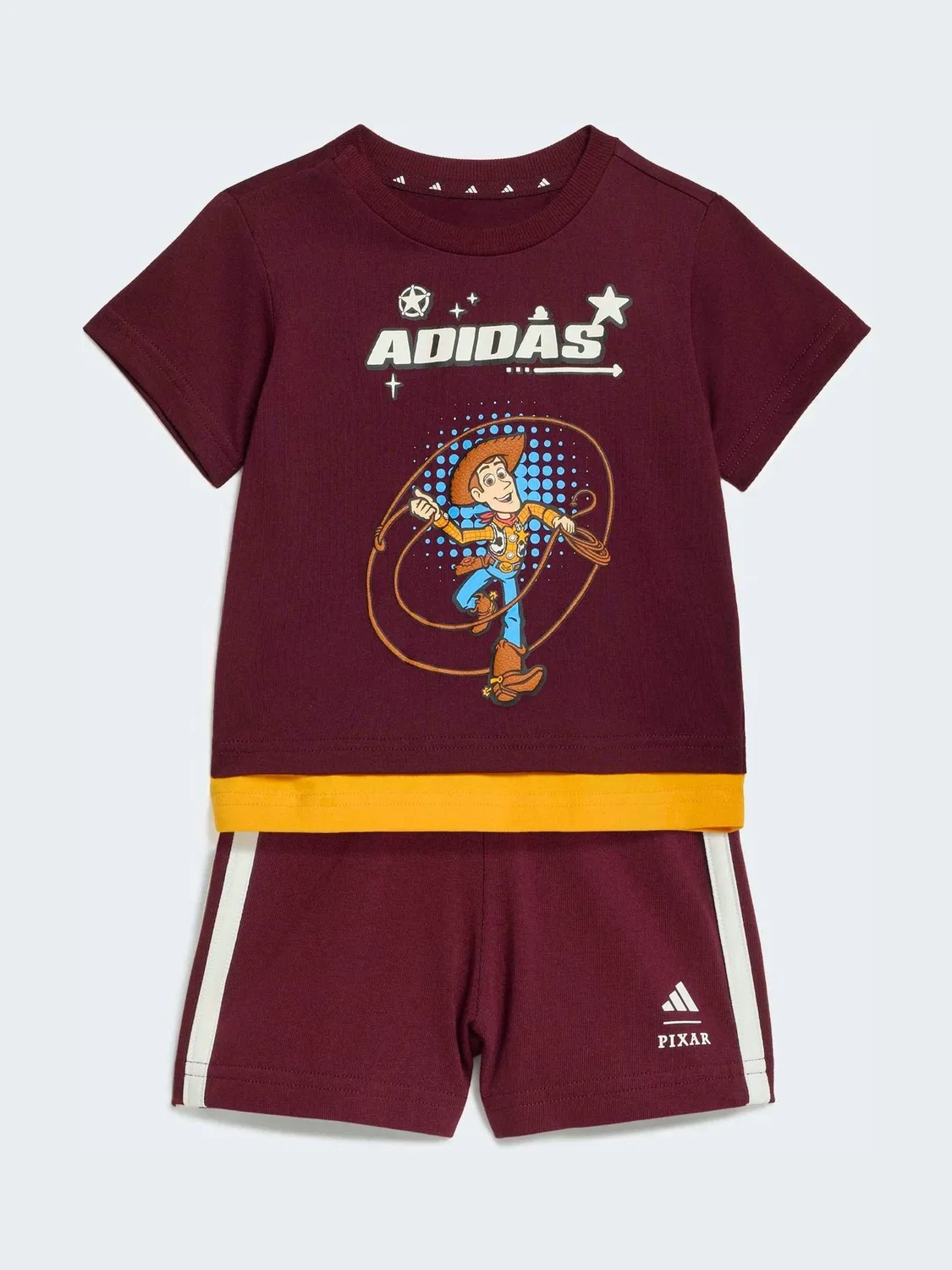 Спортивный костюм Toy Story adidas, бордово-красный