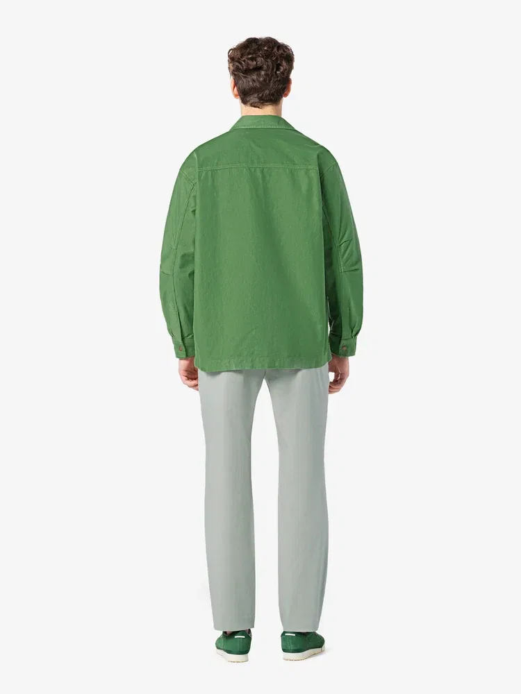 Чиносы из стретч-хлопка LACOSTE, Gray — фото 4