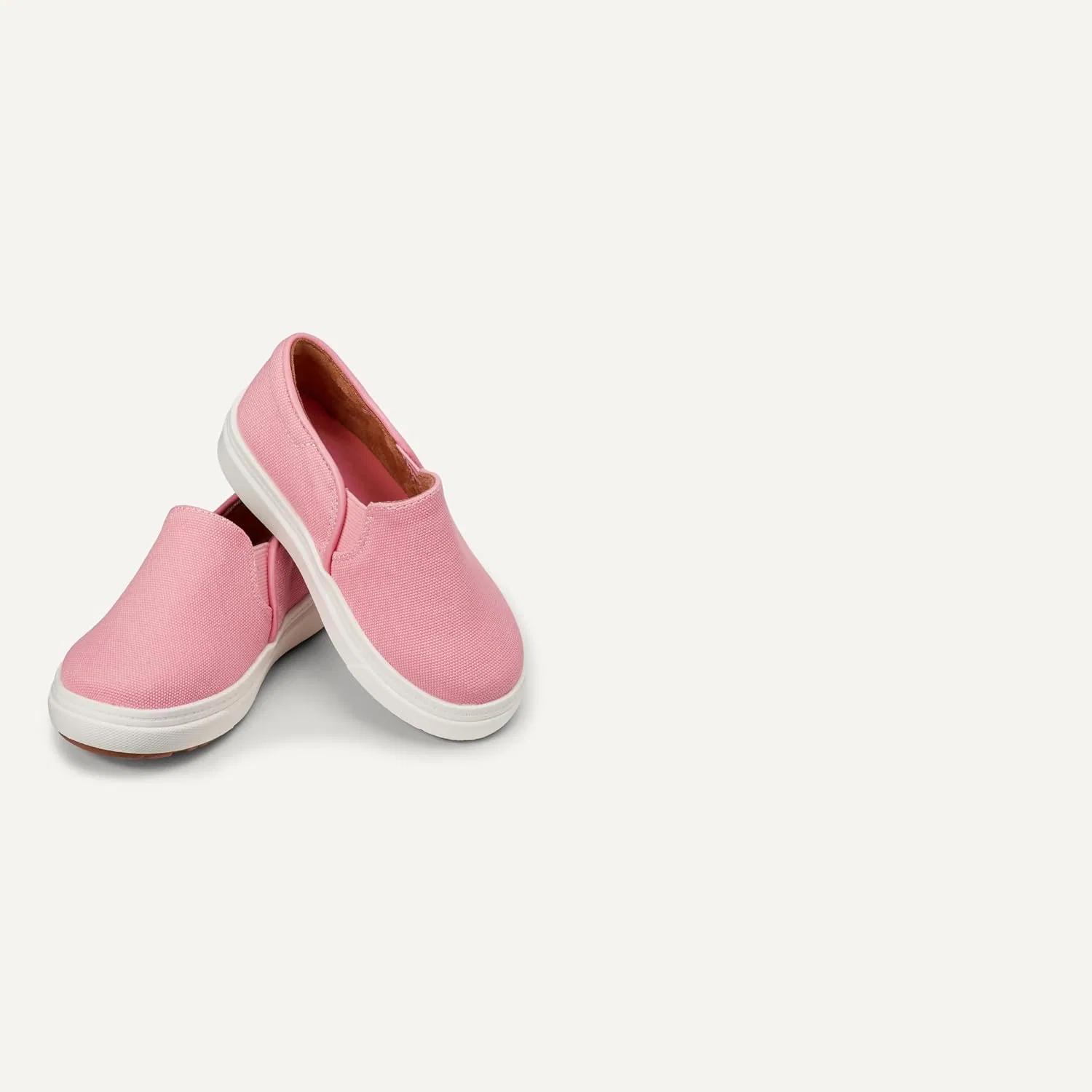 Детские кеды-слипоны из холста для девочек Amazon Essentials, Pink Canvas — фото 2