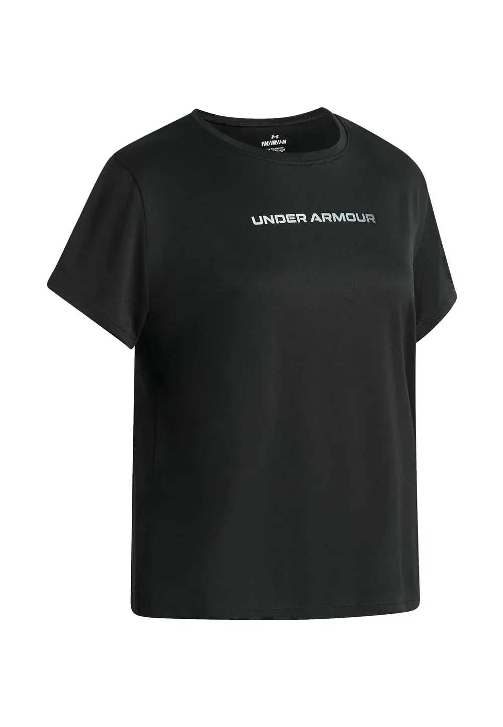 Футболка с фирменным принтом в стиле технологичной индустрии Under Armour, Black — фото 3