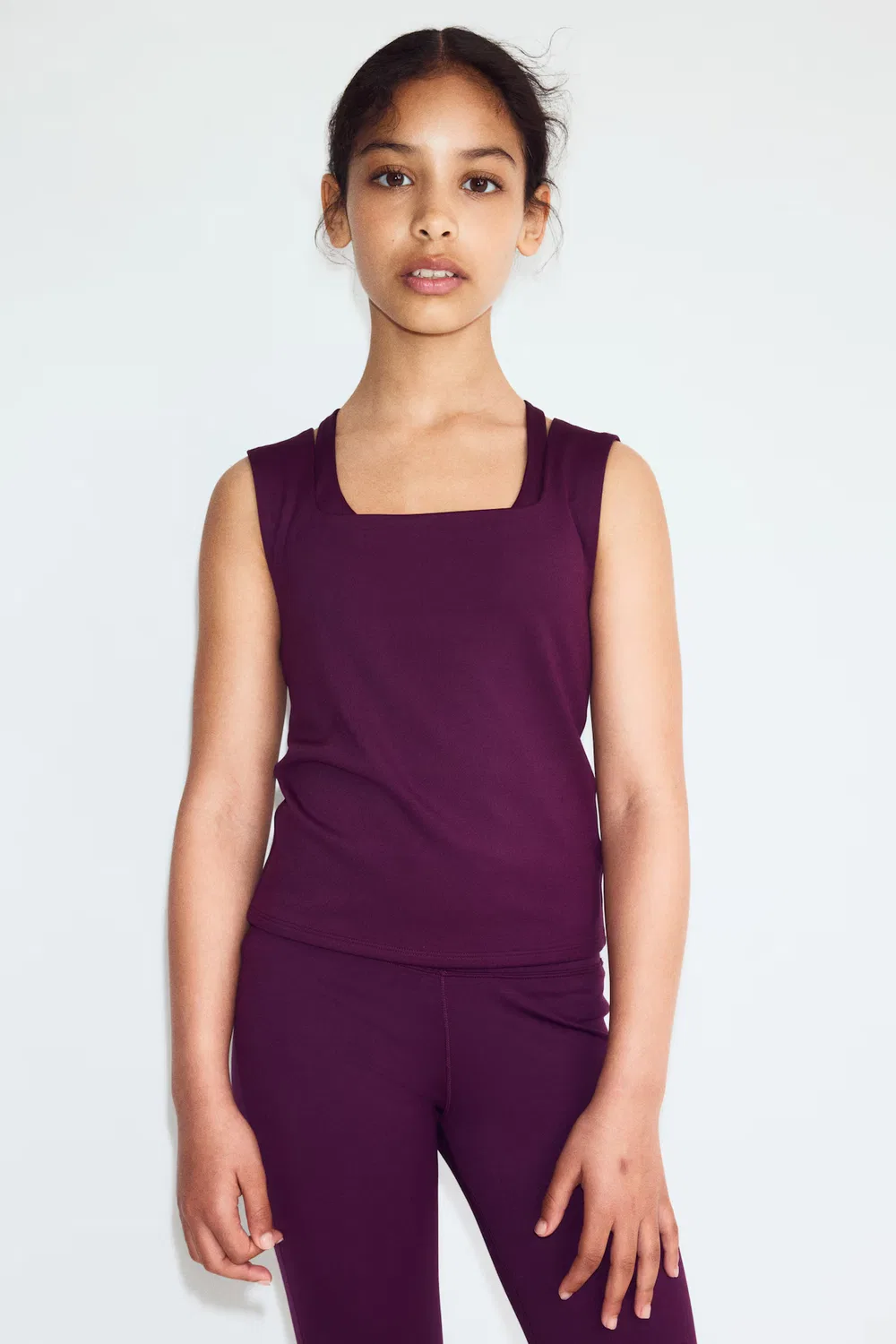Спортивная майка с технологией Drymove H&M, Lila — фото 3