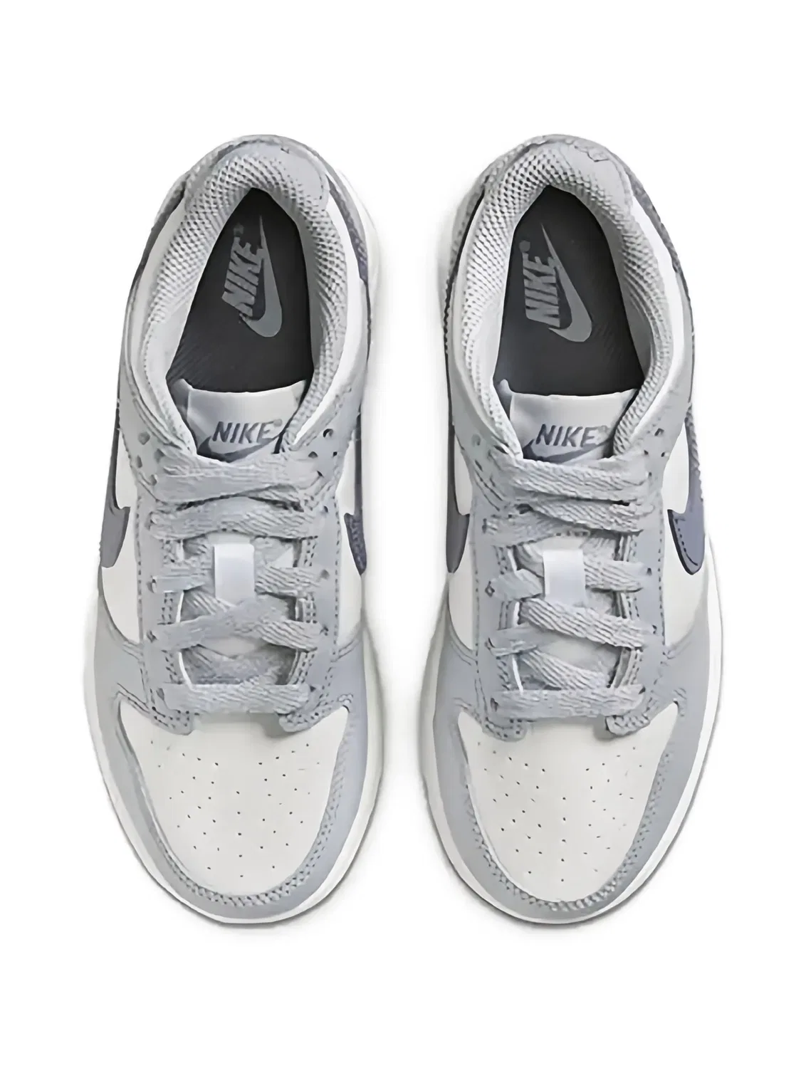 Кроссовки Dunk Low Light Carbon Nike Kids, серый — фото 4
