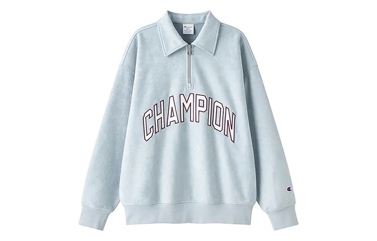 Детский свитшот с отложным воротником Champion, Candy Blue