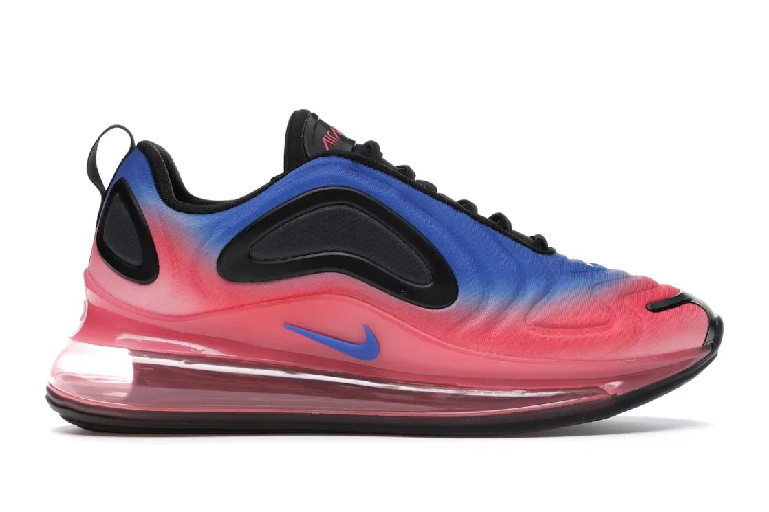 Детские кроссовки Lifestyle Nike Air Max 720, Black/Flash Crimson-Racer Blue