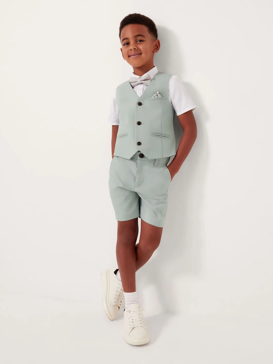 Костюм для мальчика Finn Short Suit Monsoon, зеленый