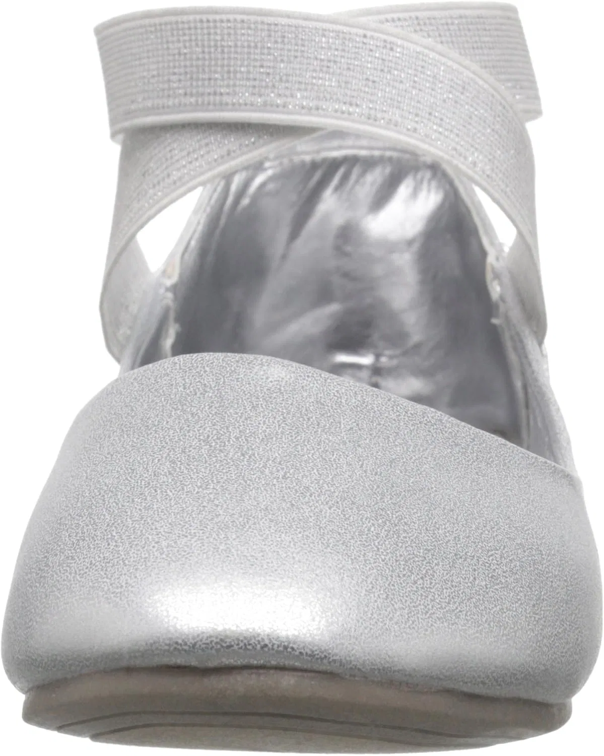 Детские балетки для девочек с принтом Tap Your It Kenneth Cole REACTION, White Shimmer — фото 2