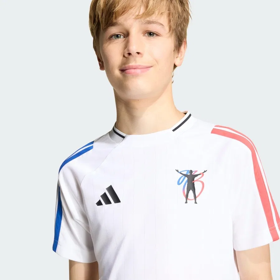 Детская футболка с длинным рукавом Jude Bellingham Training Tee adidas, Белый — фото 4