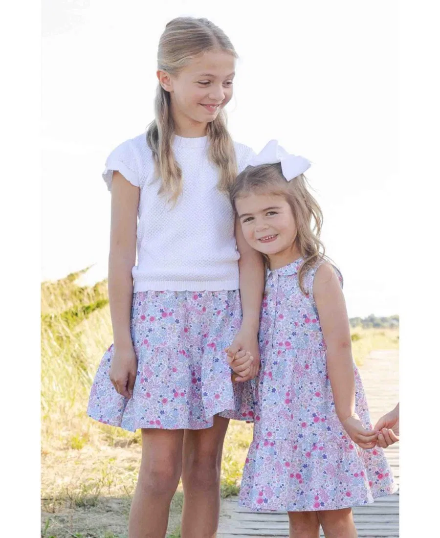 Детская юбка для девочек с принтом Big Girl Floral Skirt Florence Eiseman, Open Miscellaneous — фото 3