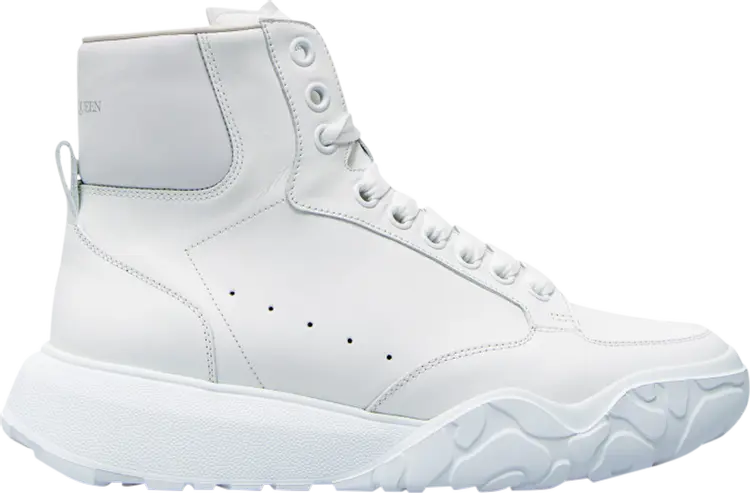 

Кроссовки Alexander McQueen Court Trainer High White, белый