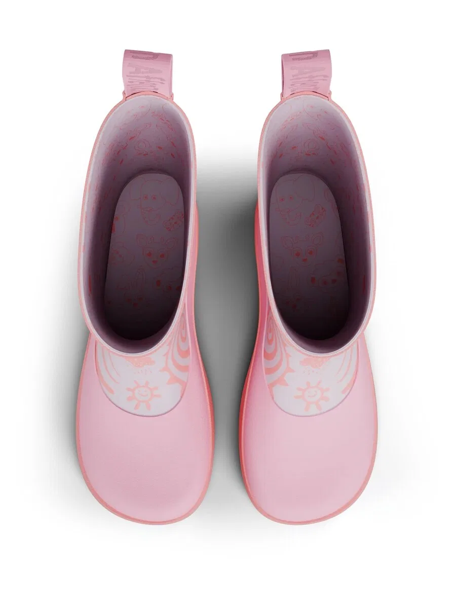 Резиновые сапоги Affenzahn 'Gummistiefel Vegan Plashy' розового цвета — фото 4