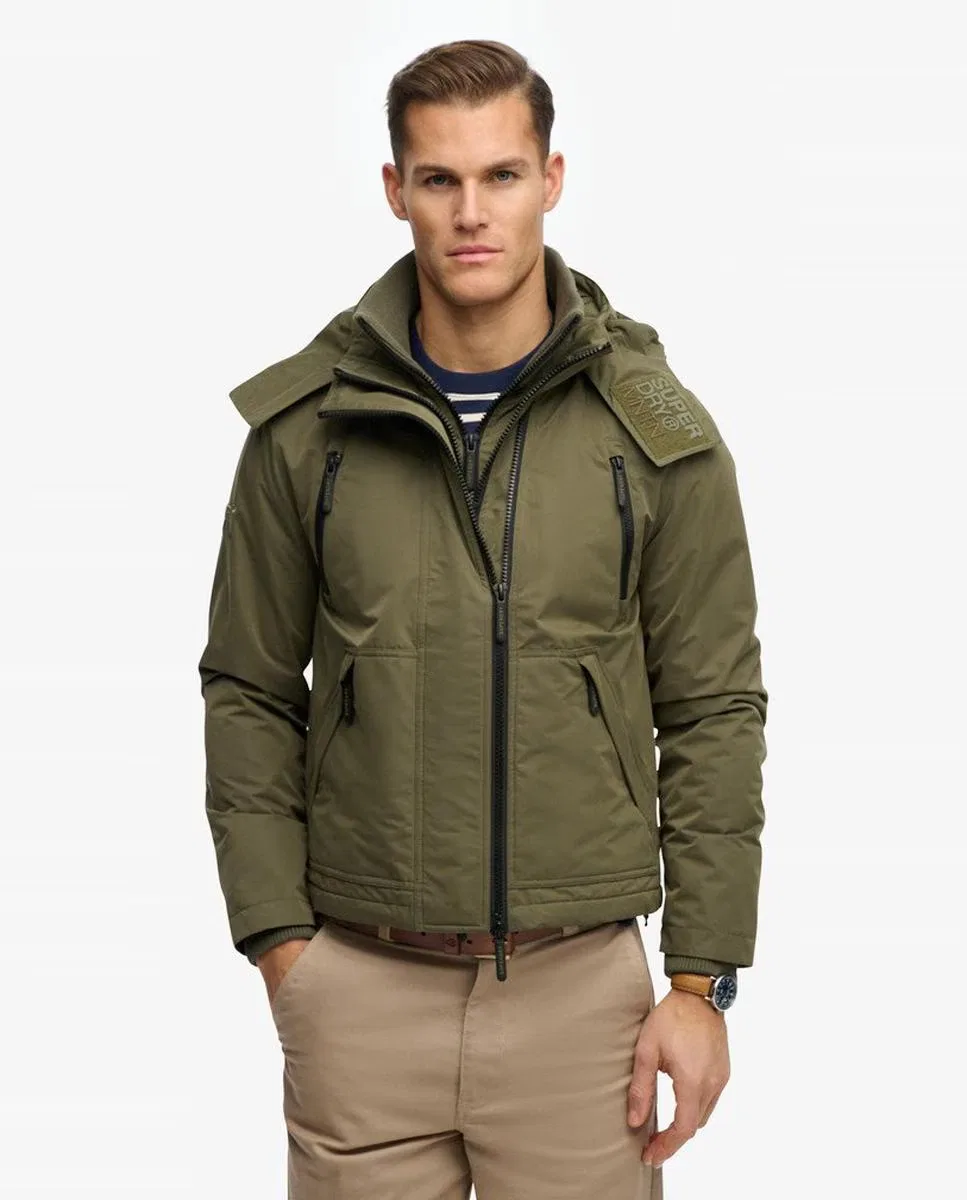 Мужская куртка с капюшоном, Cortavientos MF Arctic, Superdry, хаки