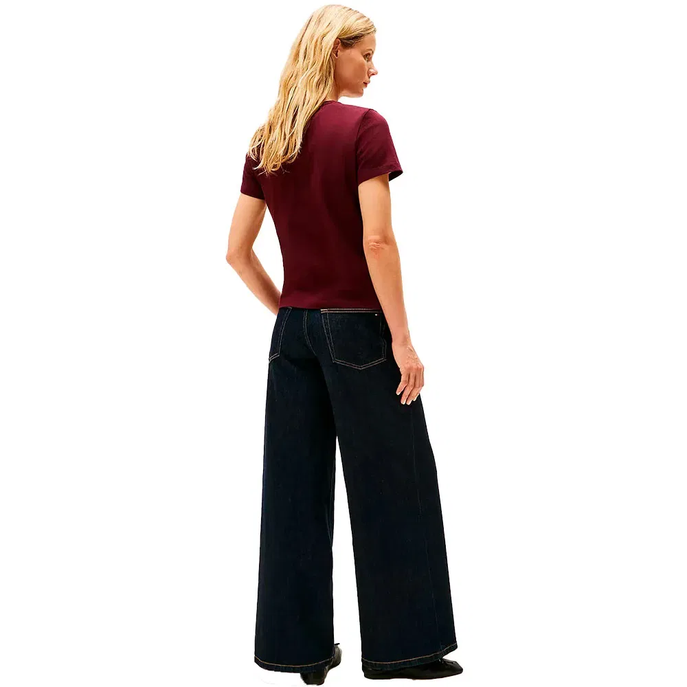 Футболка с коротким рукавом Tommy Hilfiger Script Regular Fit, красный — фото 2