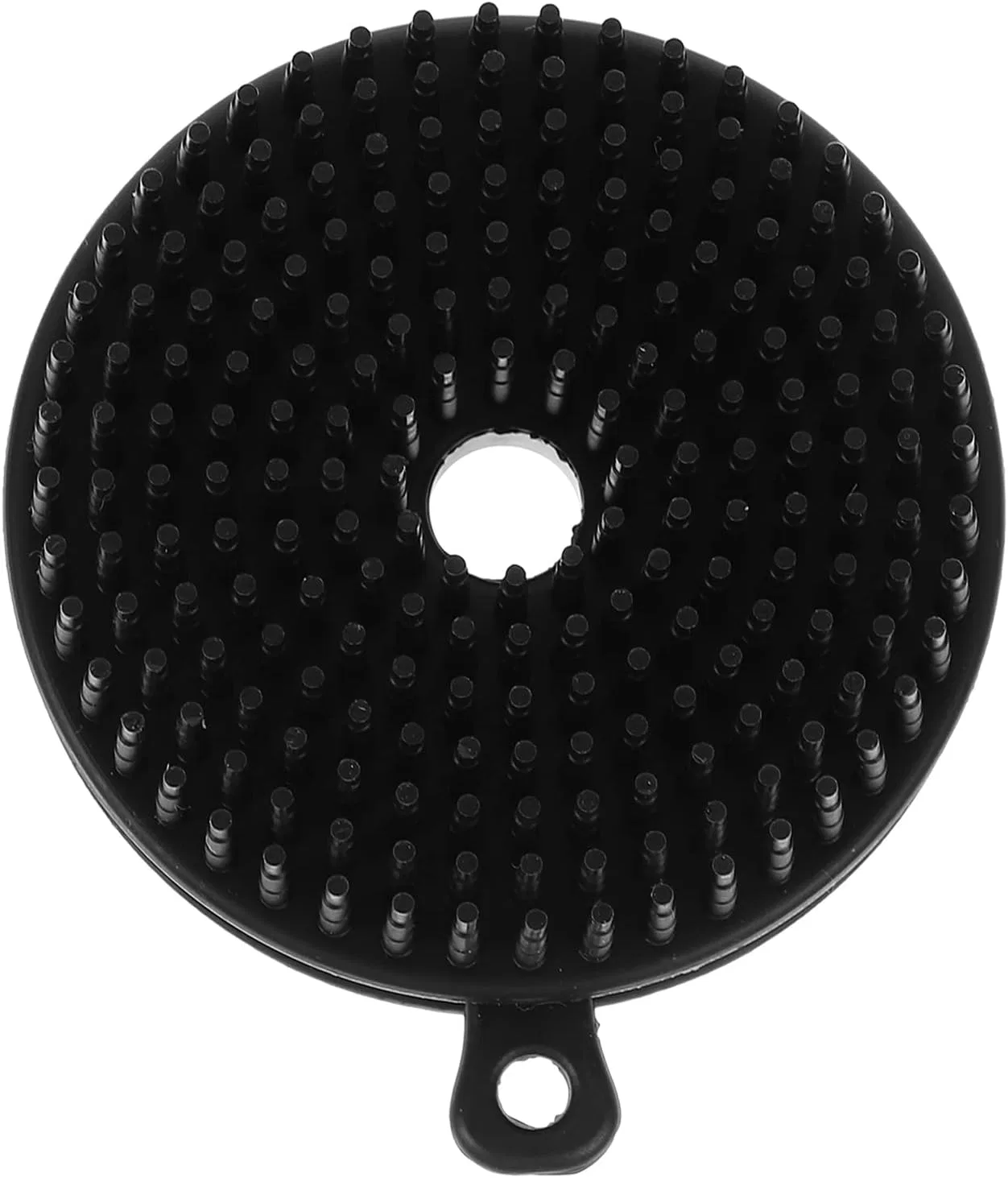Щетка для душа силиконовая HINTRMENT, 7x7x4.3 см, Schwarz
