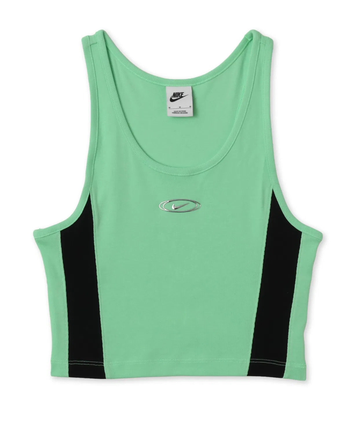 Женский топ без рукавов укороченный Street GX NIKE, Green