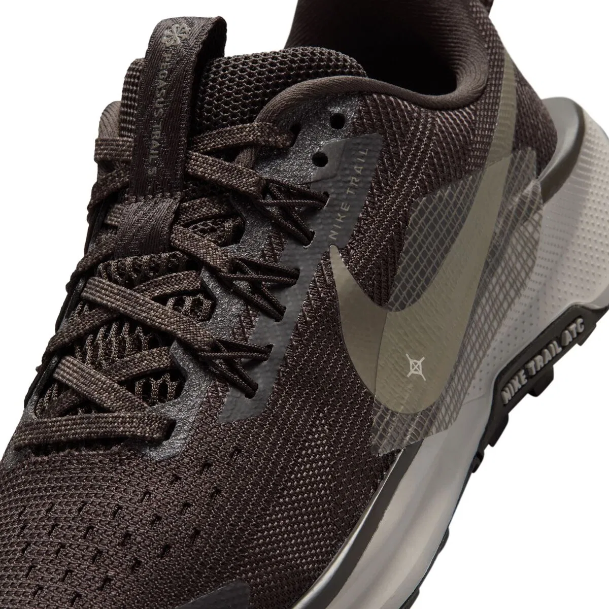 Детские кроссовки для трейлраннинга Pegasus Trail 5 Nike, Velvet Brown/Ironstone-College Grey — фото 3