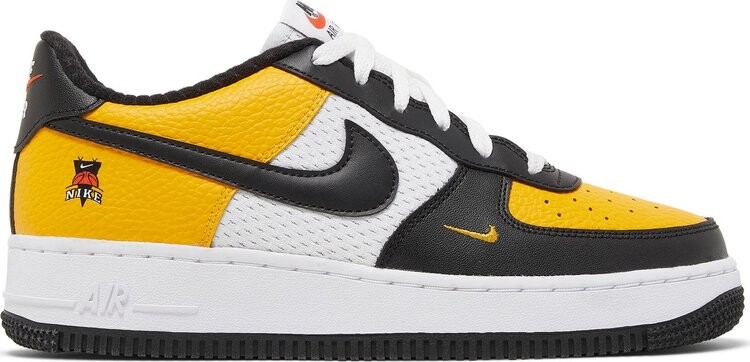 Кроссовки Nike Air Force 1 LV8 GS 'Jersey Mesh', золотой — фото 2