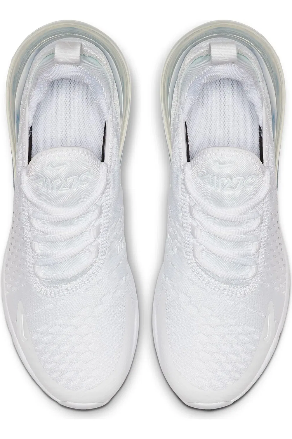 Кроссовки детские с амортизацией Air Max 270 Nike, 103 белый/белый — фото 3