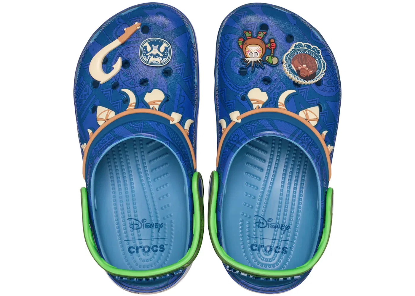 Детские сабо-клоги Crocs Classic Clog Disney Moana Maui, Multi — фото 2