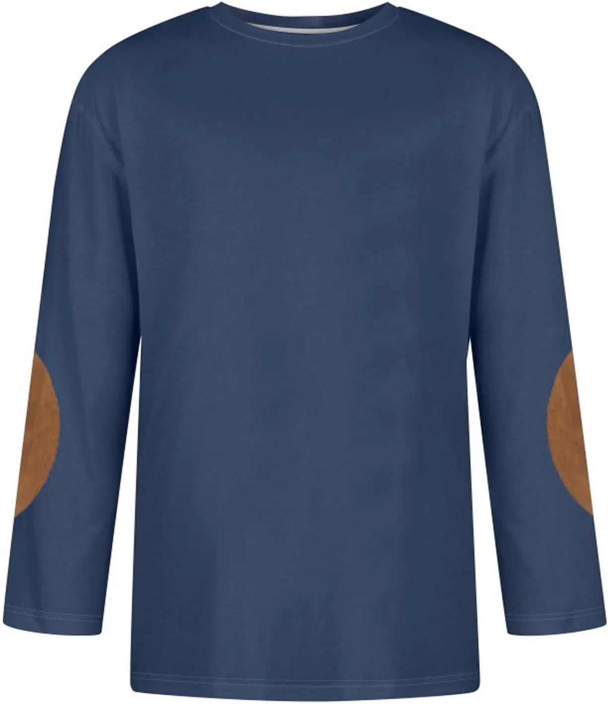 Мужская футболка с длинным рукавом 3/4 Casual Loose Fit, Navy — фото 2
