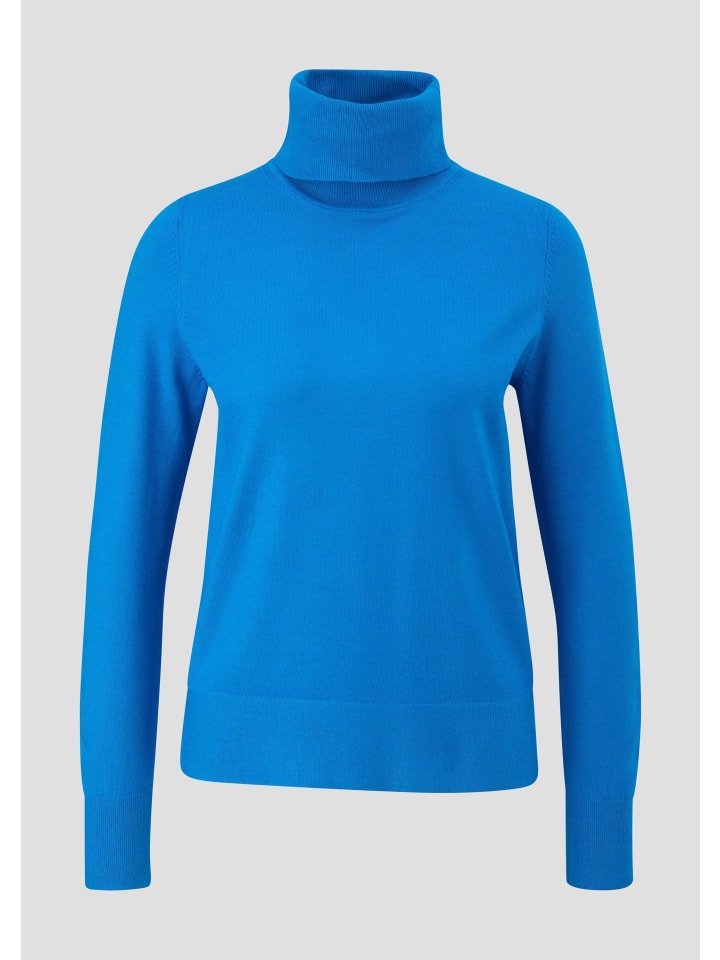 

s.Oliver Вязаный свитер 5528_королевский синий