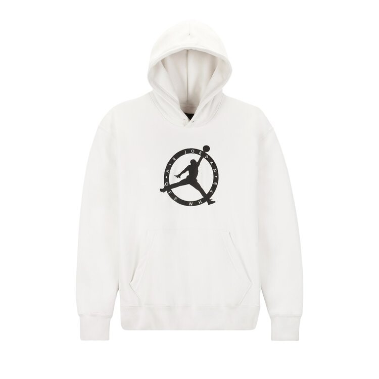 

Худи Air Jordan x Off-White MJ Hoodie 'White/Black/Forest Green', белый