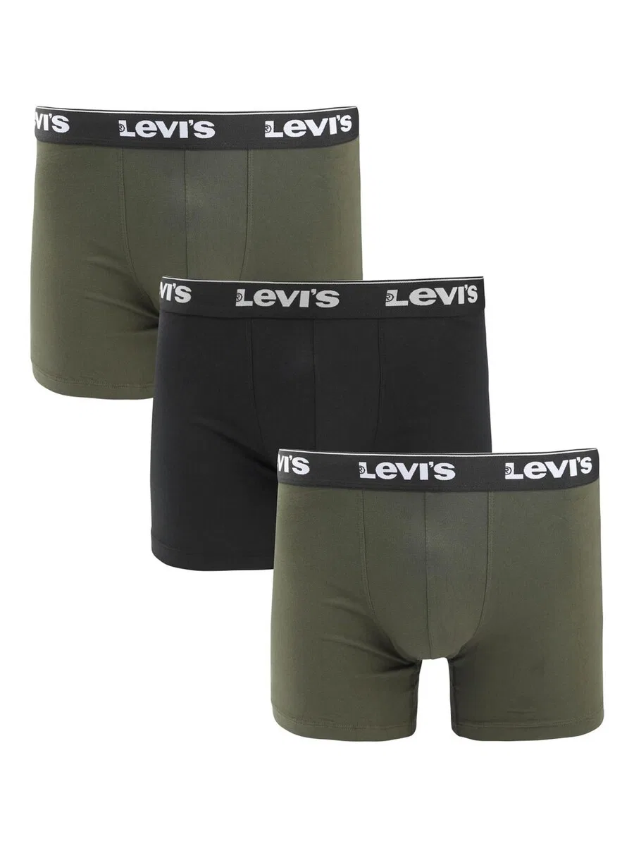 Боксерские шорты LEVI'S темно-зеленого цвета