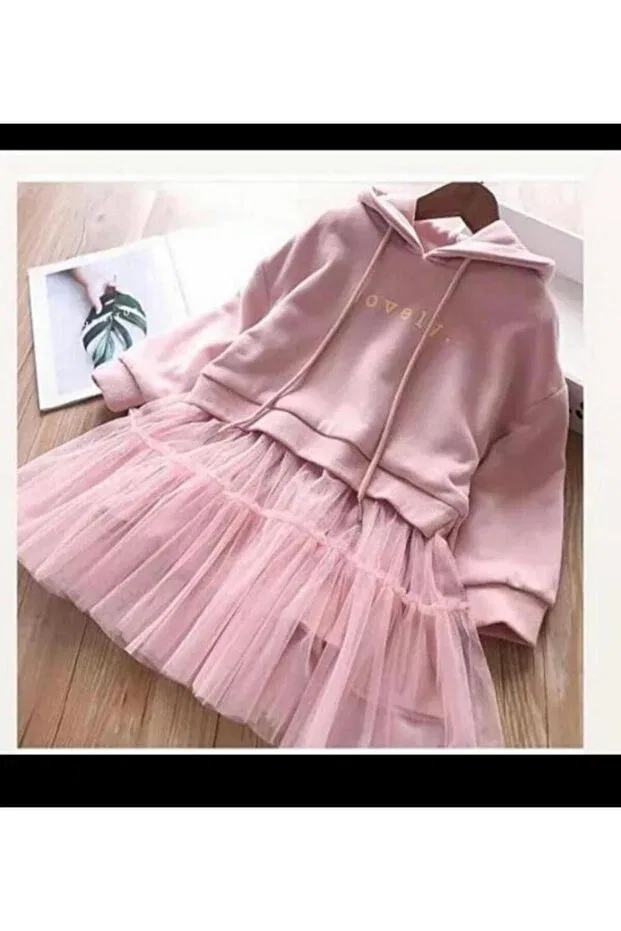 Детское платье для девочек с длинным рукавом Phers, Rose Dried