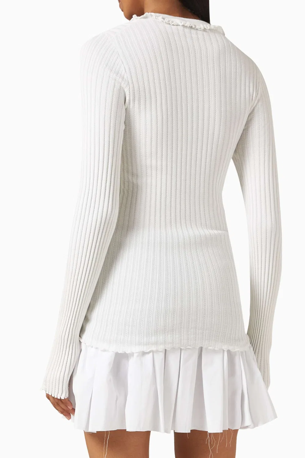 Свитер с логотипом Logo Sweater Miu Miu — фото 3