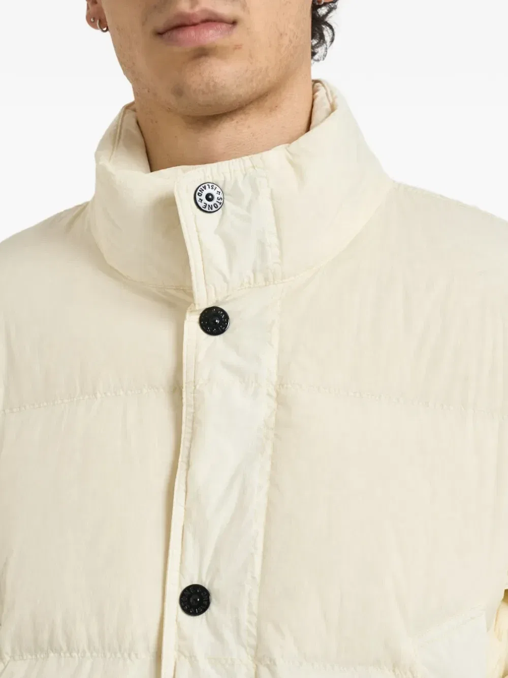 Пальто STONE ISLAND, бежевый — фото 4