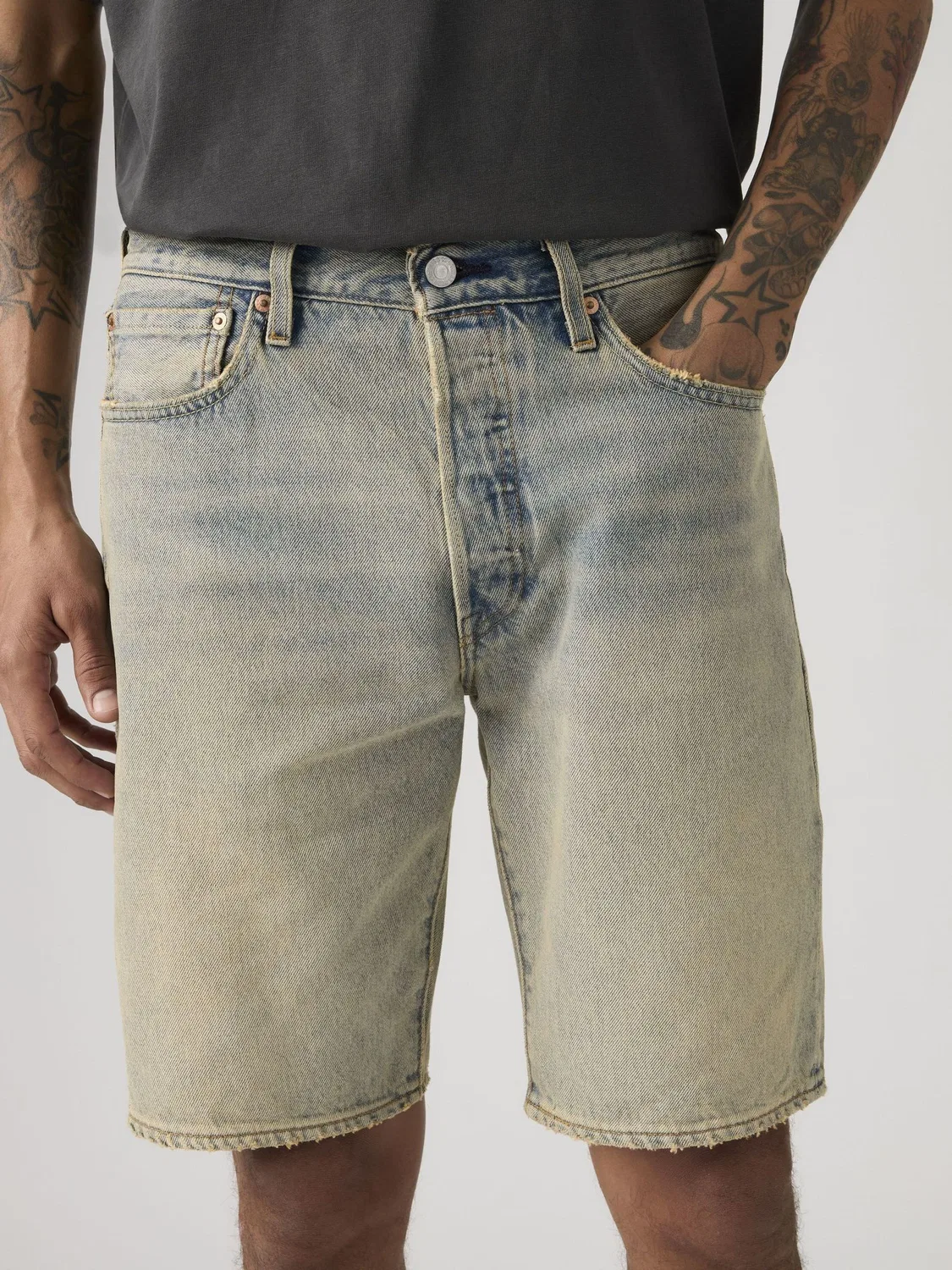 Оригинальные шорты Levi's My Tinted Story Blue 501 — фото 4