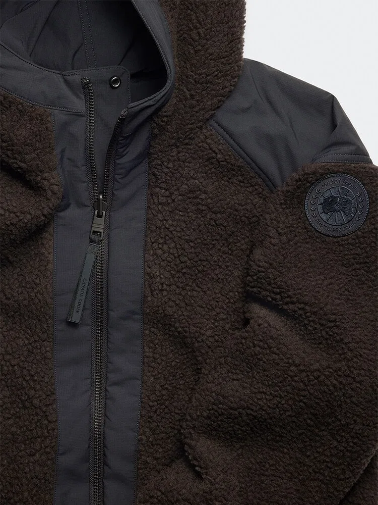 Куртка реверсивная флисовая бомбер Alverni, Brown CANADA GOOSE — фото 2