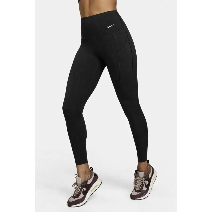 Леггинсы с высокой посадкой Nike Dri-FIT Universa 7/8, Черный