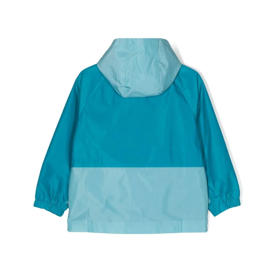 Детская куртка-парка с длинным рукавом Boys Two-Tone Long Sleeved Parka Jacket Stella McCartney, Blue — фото 2