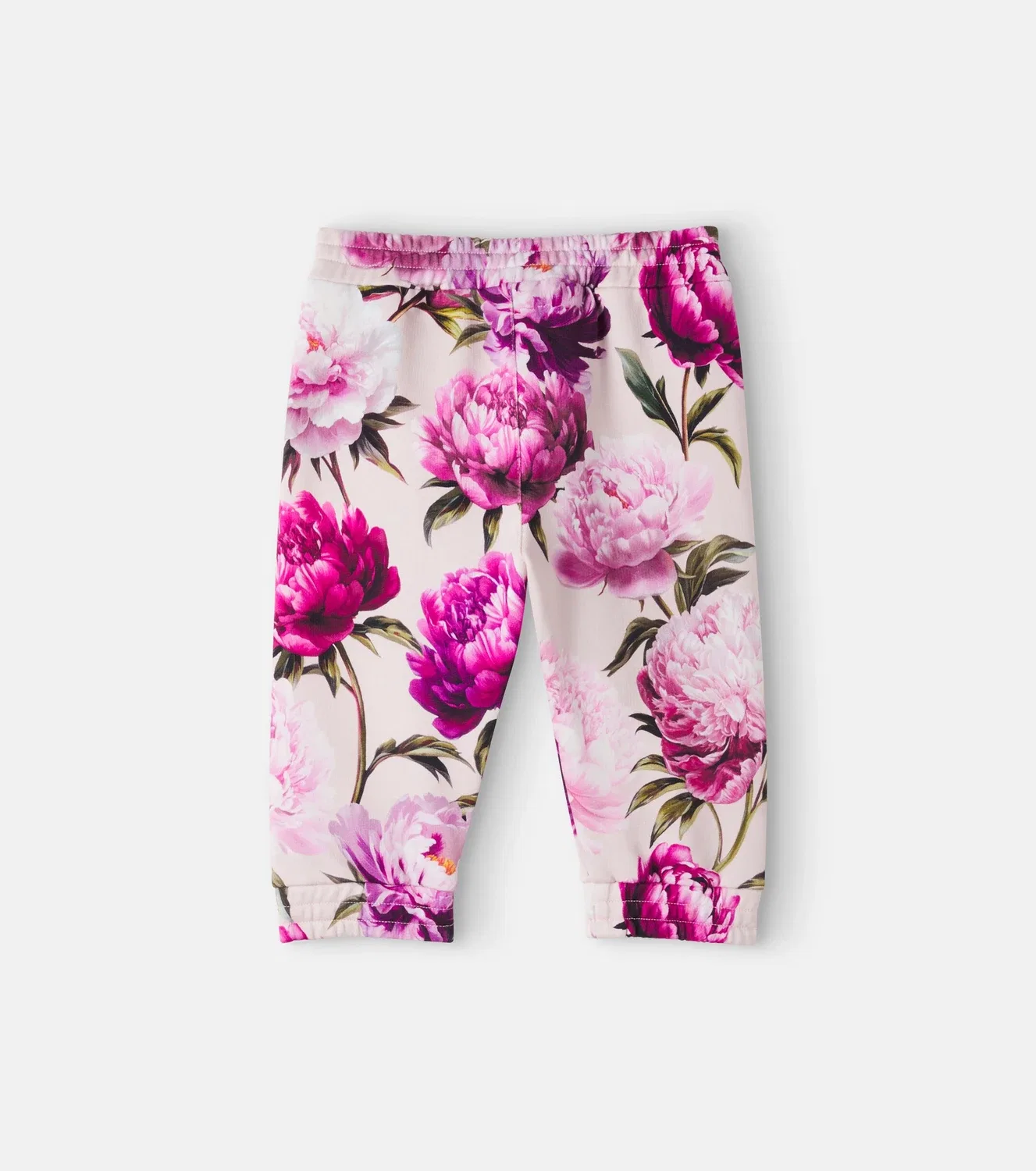 Детские спортивные штаны с цветочным принтом Dolce&Gabbana Kids, розовый — фото 2