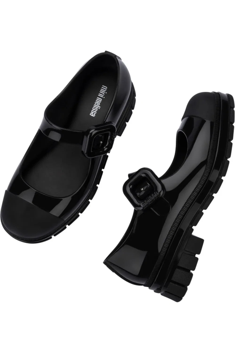 Детские туфли Мэри Джейн с фруктовым ароматом June Mini Melissa, черный — фото 3