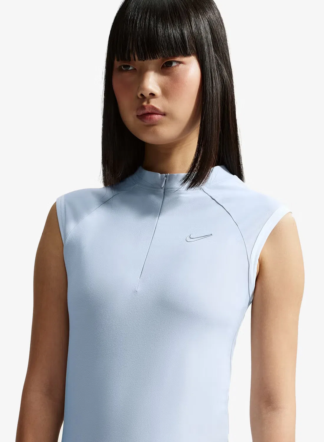 Топ на молнии Nike, синий — фото 3