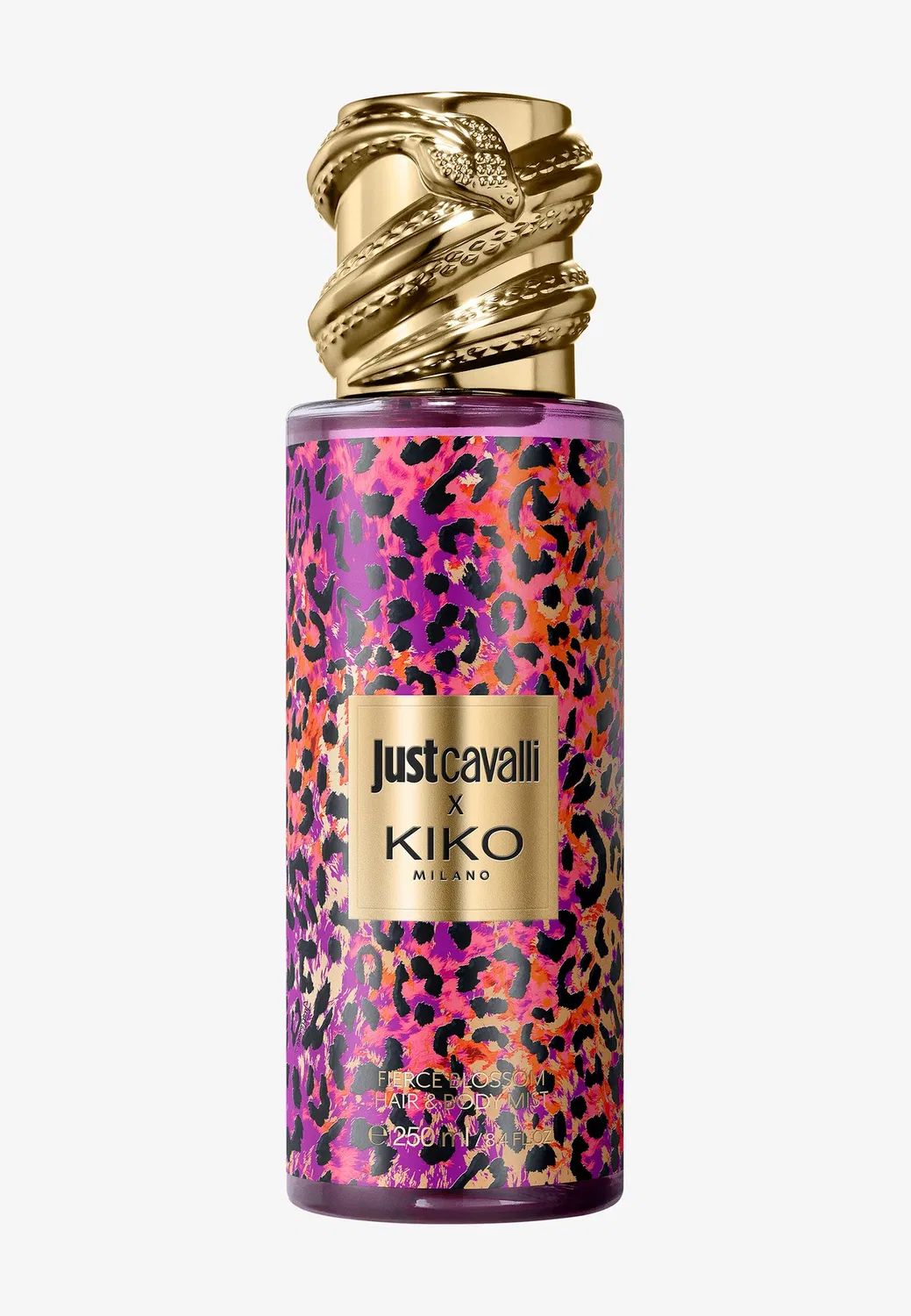 Ароматический спрей для тела Just Cavalli x Fierce Blossom Kiko Milano, 01 Fierce Blossom, 250 мл — фото 2