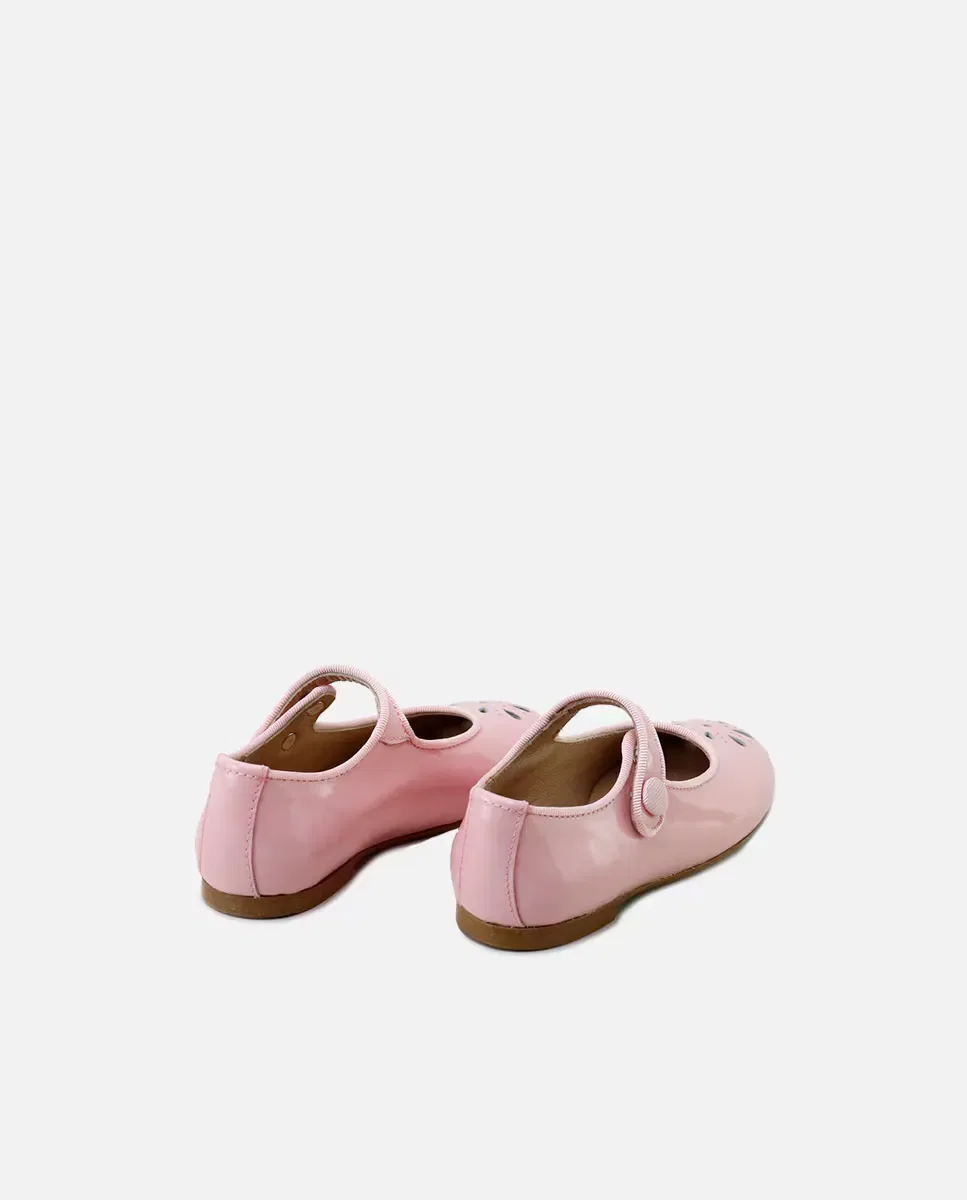 Детские туфельки-лодочки для девочек Merceditas Eli 1957, Rosa — фото 2