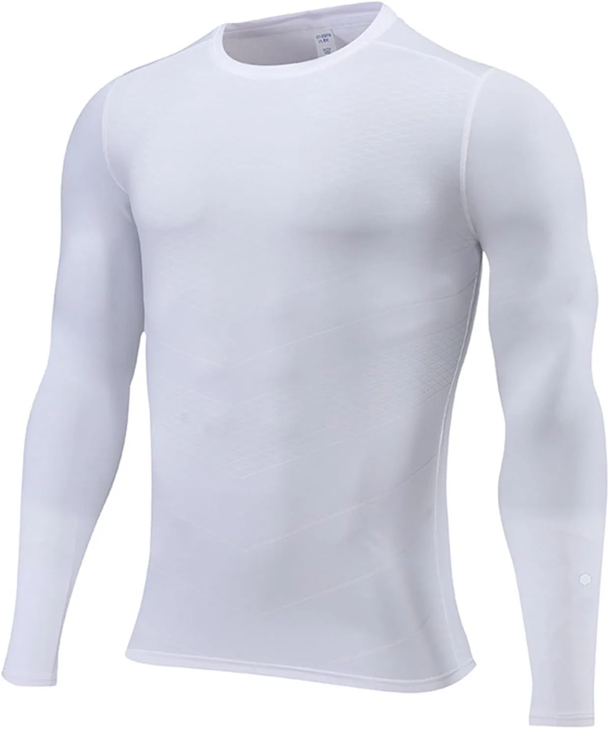 Мужская компрессионная футболка облегающего кроя Generic, White