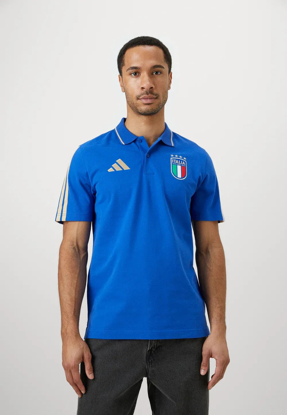 Figc italy dna - форма национальной сборной Adidas Performance, Bold Blue — фото 3