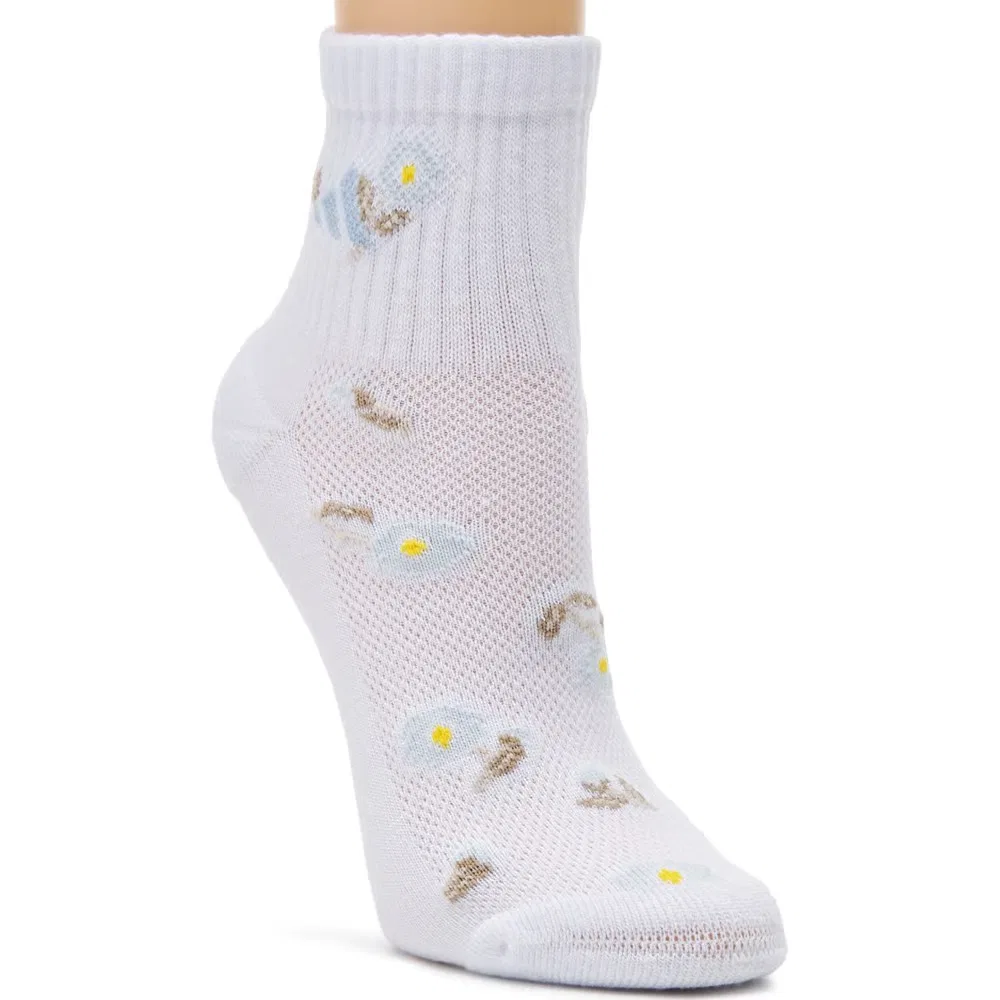 Детский набор из 6 мягких носков с графическим рисунком Adidas, Floral Assorted — фото 3